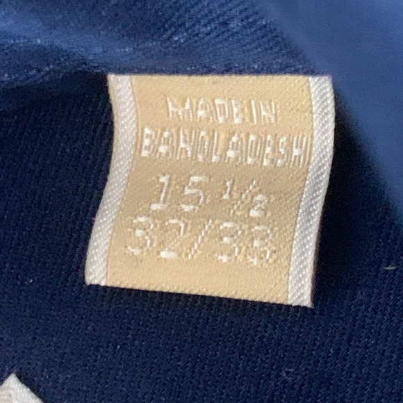 NWT Michael Kors Non-iron Blue Graphite Dress Shirt, MSRP $98 - Picture 3 of 4